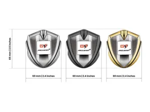 McLaren Emblem Metall Abzeichen Pro Design Aus Edelstahl Kante
